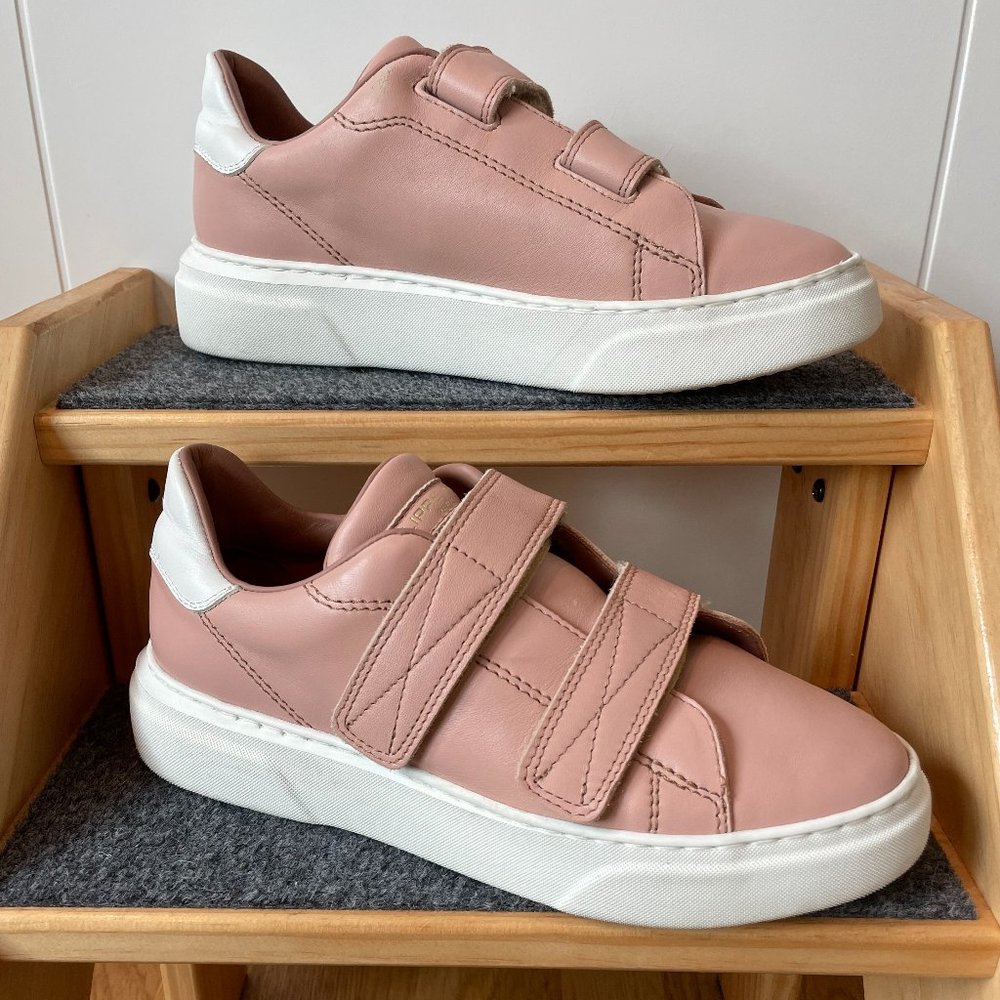 Philippe Model PMP | Pink Velcro Sneakers | Women's Size EU 37, US 7